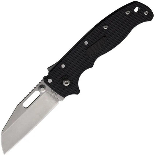 Demko AD 20.5 Shark Lock Folder For EDC Enthusiasts D2 Stonewash Wharncliffe Blade 3 In Open 4 In Closed by Demko