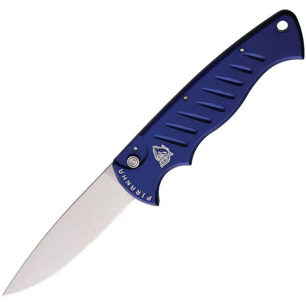 Piranha Knives Auto Pocket Blue Mirror P-1B by Piranha Knives