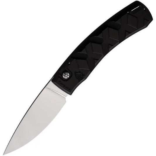 Piranha Knives Auto X Button Lock Black P-14BK by Piranha Knives