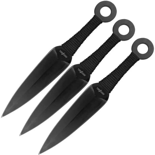 Perfect Point Throwing Knife Set Black PP-869-3 by Perfect Point