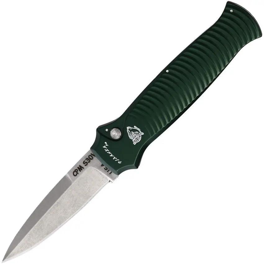 Piranha Knives Auto Bodyguard Green P-6G by Piranha Knives