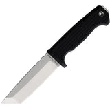 Demko FreeReign Tanto Knife 5In Satin AUS10A Blade Full Tang With Kydex MOLLE Sheath For Tactical Enthusiasts by Demko