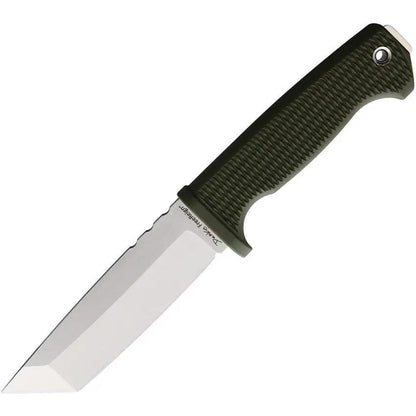 Demko FreeReign Tanto Knife Full Tang Satin AUS10A Blade Outdoor Tactical EDC Ready OD Gray Kydex Molle Sheath by Demko