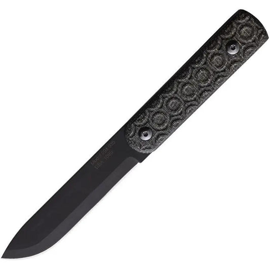 Jason Perry Blade Works Puukko Fixed Blade Black 204-MICARTA-BLK by Jason Perry Blade Works