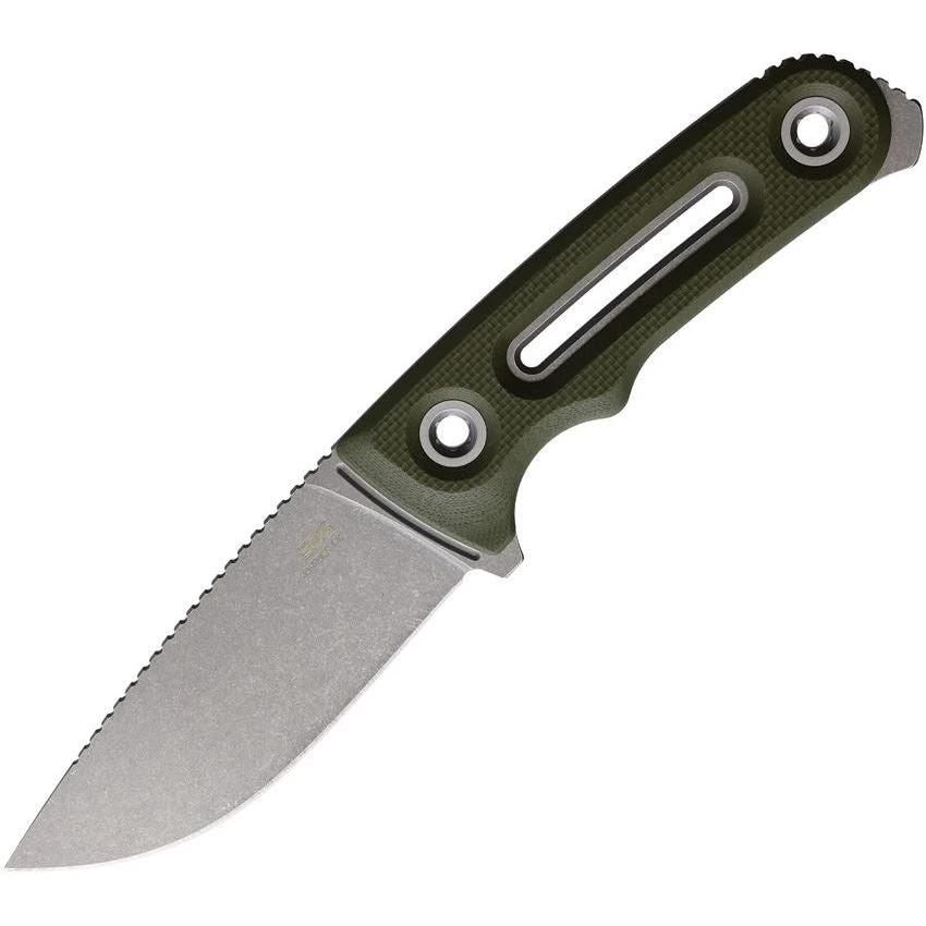 SOG Provider FX Fixed Blade Knife With CPM S35VN Steel And Green G10 Handle For Outdoor EDC by Sog