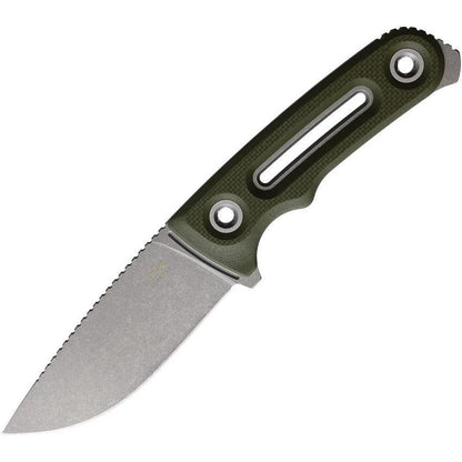SOG Provider FX Fixed Blade Knife With CPM S35VN Steel And Green G10 Handle For Outdoor EDC by Sog