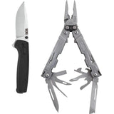 SOG Terminus XR Knife With PowerAccess Multi Tool Set 4 Inch Closed D2 Satin Blade For Outdoor Pros by Sog