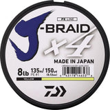 Daiwa J-Braid Line 8/150 Yellow JB4U8-150FY by Daiwa