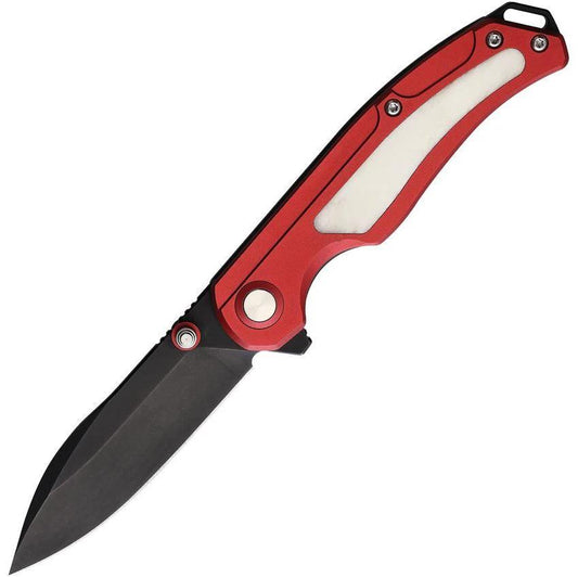 Rough Rider Tattoo Series Framelock Knife Red Aluminum Handle RR2550 209 Classic Tattoo Tool For Tattoo Enthusiasts by Rough Rider