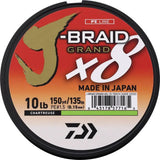 Daiwa J-Braid Grand Line 10/150 Char JBGD8U10-150CH by Daiwa