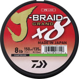 Daiwa J-Braid Grand Line 8/150 Char JBGD8U8-150CH by Daiwa