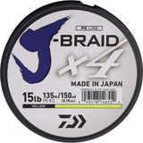 Daiwa J-Braid Line 15/150 Yellow JB4U15-150FY by Daiwa