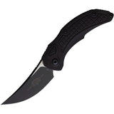 Microtech Automatic Brachial Button Lock Knife SE 268A1T For Collectors With M390 Blade Cerakote Finish Black Handle by Microtech