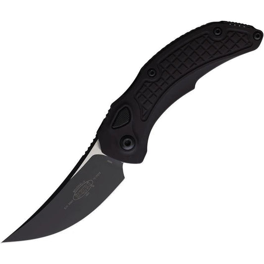 Microtech Automatic Brachial Button Lock Knife SE 268A1T For Collectors With M390 Blade Cerakote Finish Black Handle by Microtech