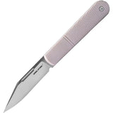 Real Steel Barlow RB5 Slip Joint Knife Ivory G10 Handle With Satin Bohler N690 Blade And Pocket Clip For EDC by Real Steel