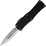 Microtech Auto Hera OTF Dagger Knife 3in Premium Steel Blade Black Frag Aluminum Handle EDC Enthusiasts by Microtech