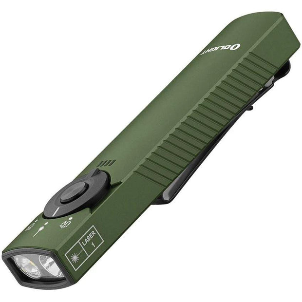 Olight Arkfeld Pro Rechargeable EDC Flashlight With Green Beam UV Light Strobe Turbo by Olight