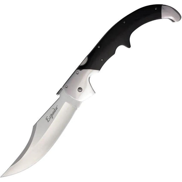 Lynn Thompson Collection Espada XL Lockback Knife - Satin AUS-8A Clip Point Blade, Black G10 Handle by Lynn Thompson Collection