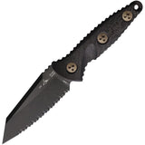 Microtech Socom Alpha Mini Warcom Tactical Knife Elite DLC Serrated Blade Carbon Fiber Handle Full Tang by Microtech