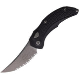 Microtech Auto Brachial Button Lock Knife For EDC Enthusiasts Automatic Opening 4.75 Inch Closed 3.5 Inch Serrated Blade by Microtech
