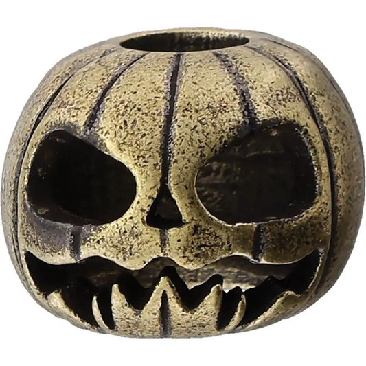 Coeburn Tool Pumpkin Skull Brass Bead CT3007 For Paracord Crafters Fits 550 And Smaller Durable Brass Construction by Coeburn Tool