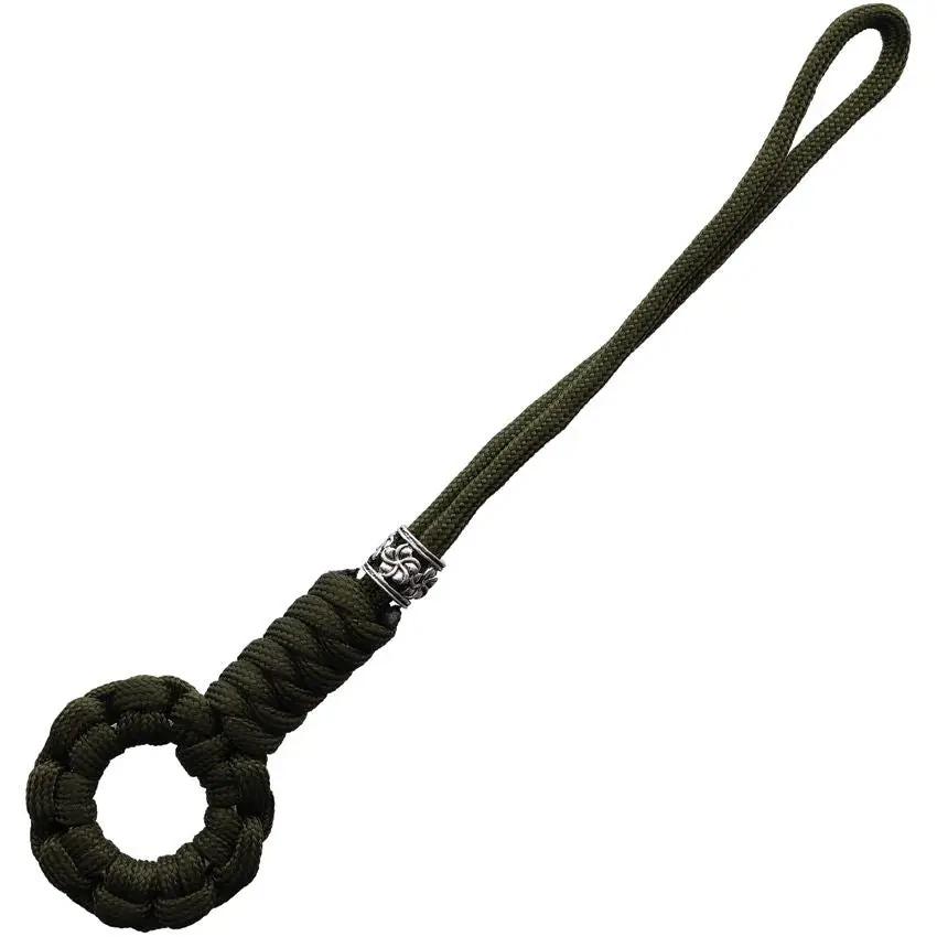 Coeburn Paracord Lanyard Cobra Knot Ring 6 Inch OD Green For Outdoor Survivalists And EDC Pros by Coeburn Tool