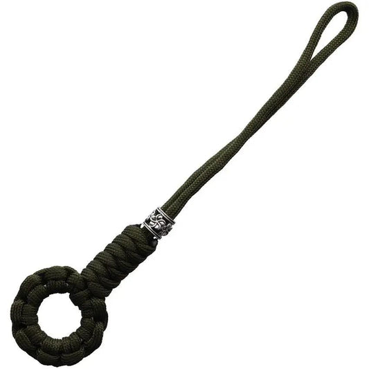 Coeburn Paracord Lanyard Cobra Knot Ring 6 Inch OD Green For Outdoor Survivalists And EDC Pros by Coeburn Tool