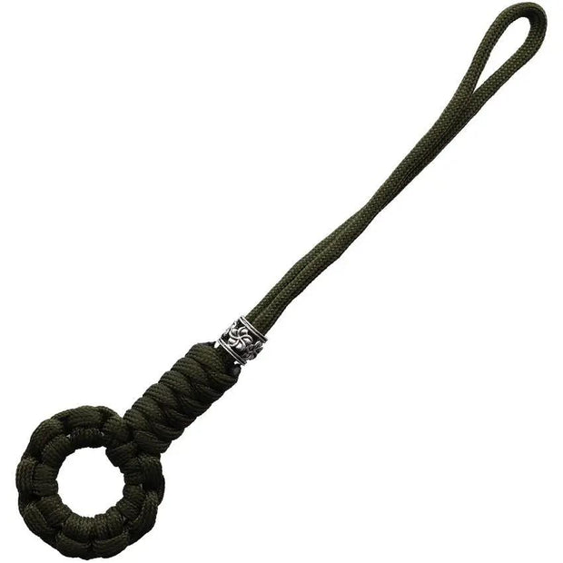Coeburn Paracord Lanyard Cobra Knot Ring 6 Inch OD Green For Outdoor Survivalists And EDC Pros by Coeburn Tool