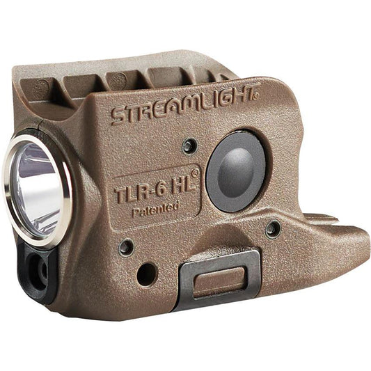 Streamlight TLR-6HL Light And Green Laser For Glock Subcompact Pistols Water Resistant Rechargeable Weapon Mount by Streamlight