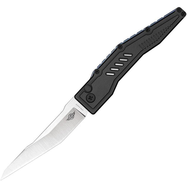Olight Mettle 3 Button Lock Knife Black METTLE3BK 4in Satin S35VN Blade for EDC Enthusiasts by Olight