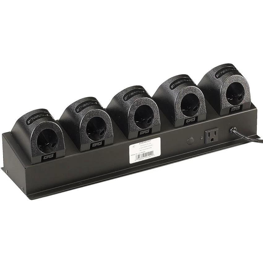 Streamlight 5 Unit Bank Charger For SL Series Flashlights Simultaneous Fast 120V Charging For Professionals by Streamlight