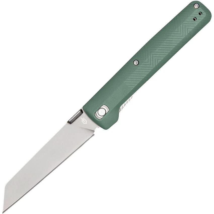 Gerber Pledge Linerlock Knife Green Bead Blast 7Cr17MoV Blade GFN Handle EDC Ready by Gerber