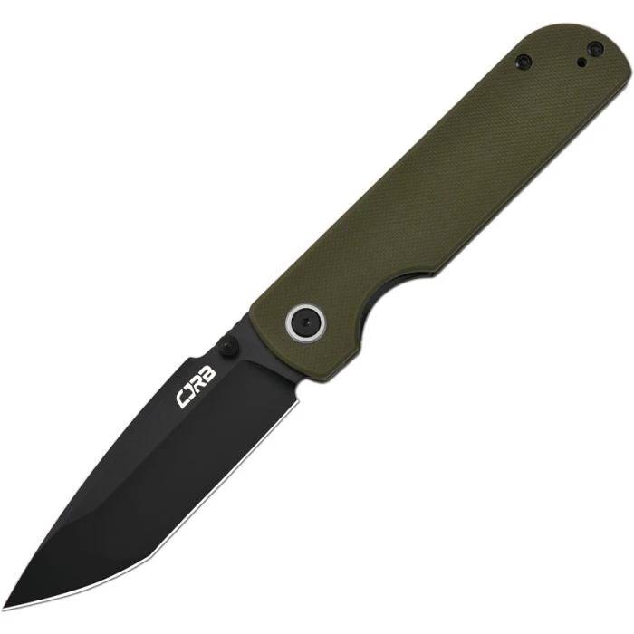 CJRB Nova Linerlock EDC Knife With AR-RPM9 Tanto Blade 3.5in Closed Green G10 Handle by CJRB