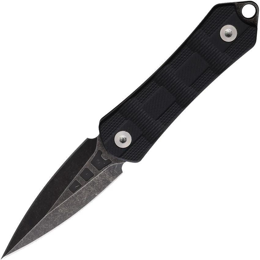 Cobratec Guardian Dagger Neck Knife With 2 Inch D2 Blade Black G10 Handle Lanyard Sheath For EDC Enthusiasts by Cobratec Knives