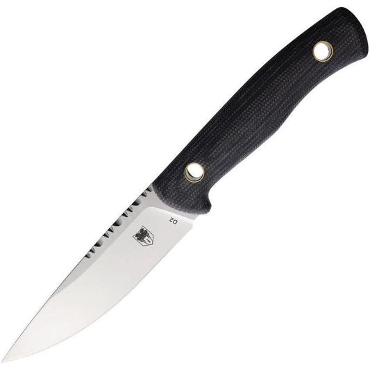 Cobratec Koonsman Fixed Blade Knife D2 Tool Steel Satin Finish Full Tang With Leather Sheath For Outdoorsmen by Cobratec Knives