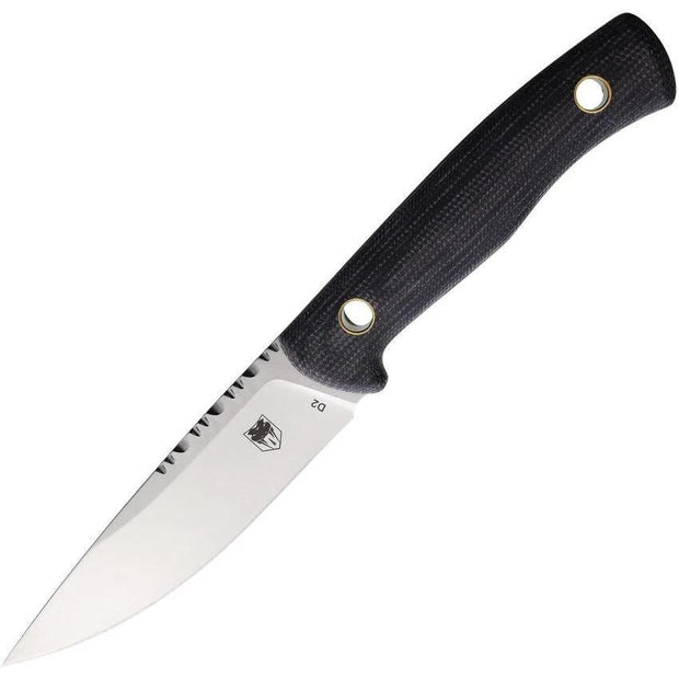 Cobratec Koonsman Fixed Blade Knife D2 Tool Steel Satin Finish Full Tang With Leather Sheath For Outdoorsmen by Cobratec Knives