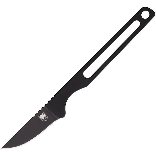 Cobratec Knives Surgeon Fixed Blade Neck Knife Black M390 One Piece Construction For Tactical EDC Enthusiasts by Cobratec Knives
