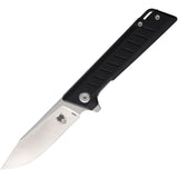 Cobratec Riptide Linerlock Knife S35VN 3 Inch Satin Finish Blade Black G10 Handle Extended Tang Lanyard For EDC by Cobratec Knives