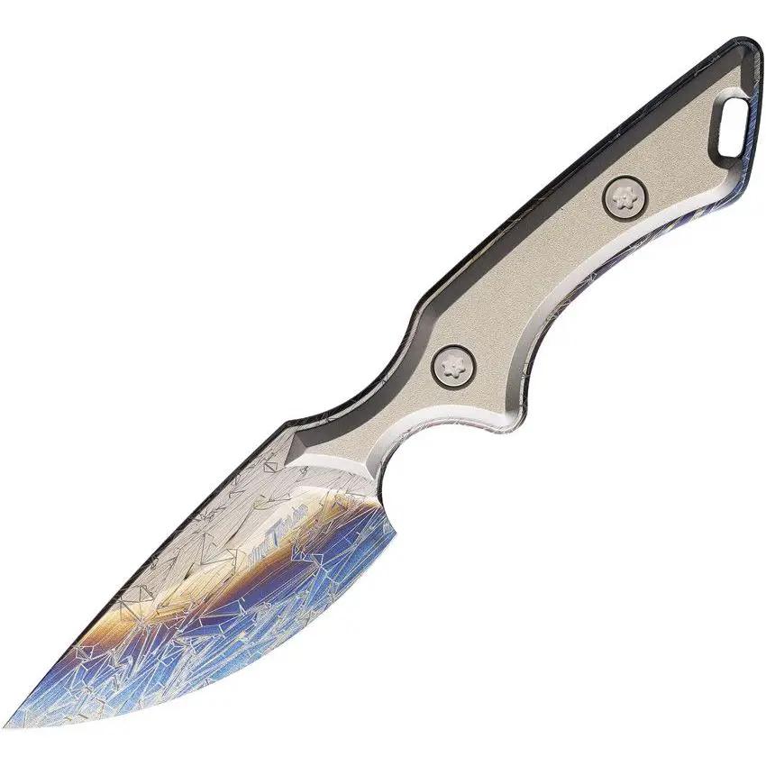 Mike Taylor Knives Skalpel Fixed Blade Ti Cryst SKLPL-TI-CRSTL by Mike Taylor Knives