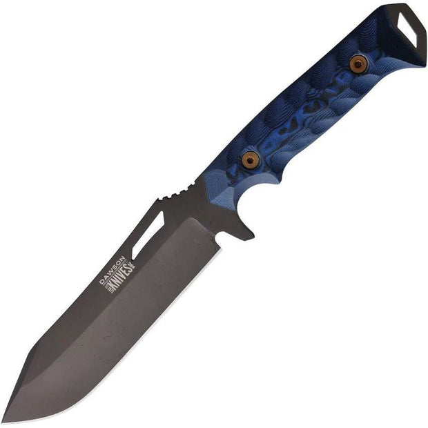 Dawson Knives Shepherd XL Fixed Blade Blue 742761383847 by Dawson Knives