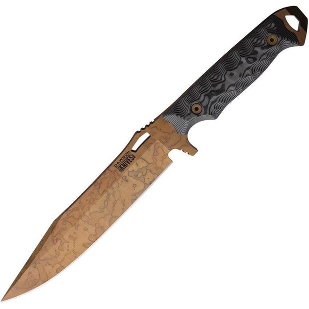 Dawson Knives Marauder XL Fixed Blade Gray 742259948152 by Dawson Knives