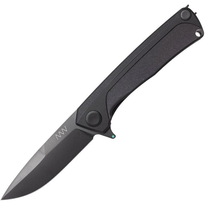 Acta Non Verba Z100 Framelock Knife DLC Black Blade Extended Tang EDC Tactical Gear Ready by Acta Non Verba Knives