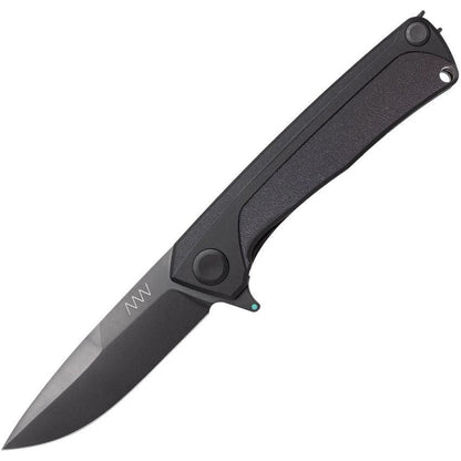 Acta Non Verba Z100 Framelock Knife DLC Black Blade Extended Tang EDC Tactical Gear Ready by Acta Non Verba Knives