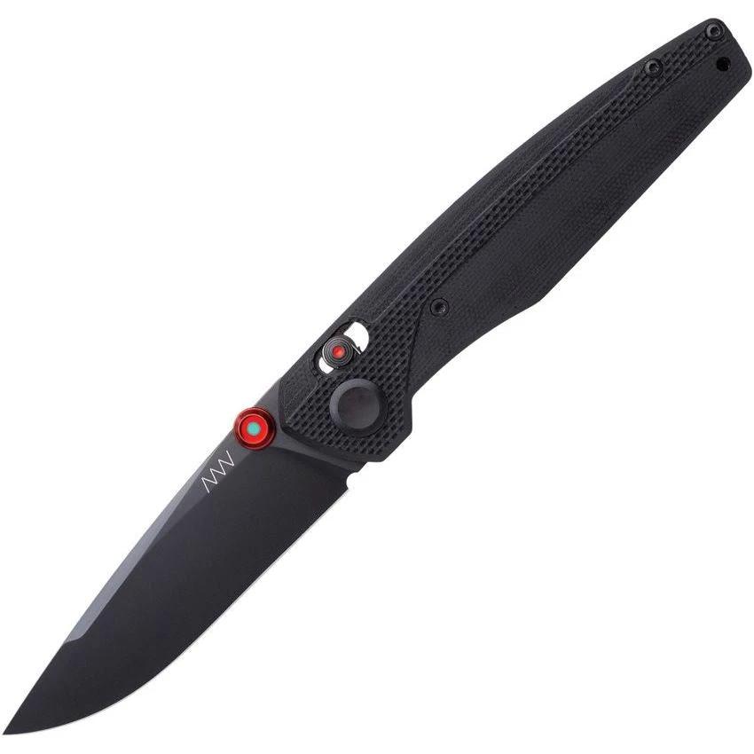 Acta Non Verba A200 Alock Knife Black G10 With Lumidot Glow Premium For EDC Enthusiasts And Collectors by Acta Non Verba Knives