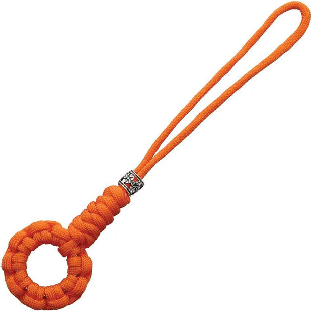 Coeburn Tool Rope Ring Lanyard 6 Inch Orange Paracord Durable Cobra Knot Beads For Tradesmen by Coeburn Tool