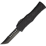 Microtech Auto Hera OTF Knife Carbon Fiber Handle For EDC by Microtech