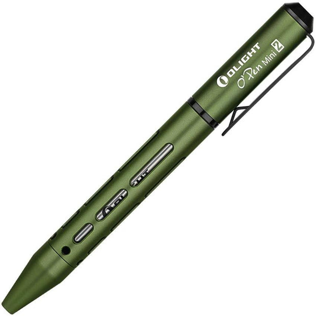 Olight O Pen Mini 2 OD Green Premium Aluminum Body With Stainless Tip And Clip For EDC by Olight
