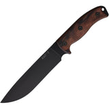 Ontario RAT-7 Adventurer Fixed Blade Knife With 7 Inch Carbon Steel Blade Laminated Wood Handle Sheath For Outdoorsmen by Ontario