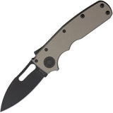 Demko Shark Cub Shark Lock EDC Folding Knife Gray Stealth CPM20CV For Everyday Carry by Demko