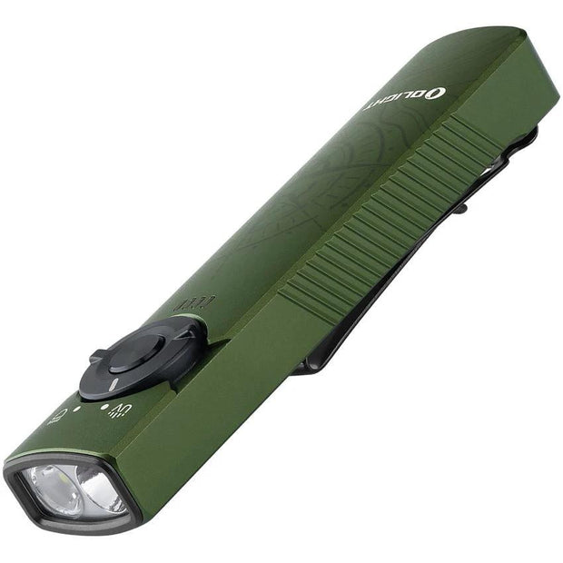Olight Arkfeld UV Flashlight Dual UV And White LED Rechargeable Water Resistant Clip For Inspectors by Olight